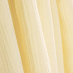 Cream Cotton Crinkled Double Gauze - Ribes y Casals