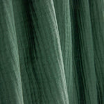 Green Cotton Crinkled Double Gauze - Ribes y Casals