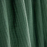 Green Cotton Crinkled Double Gauze - Ribes y Casals