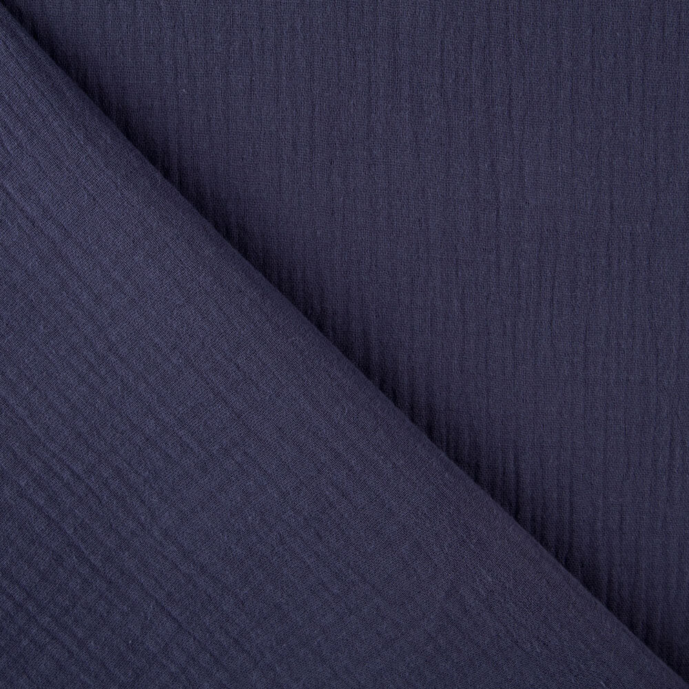 Double Gauze Navy Blue - Ribes y Casals