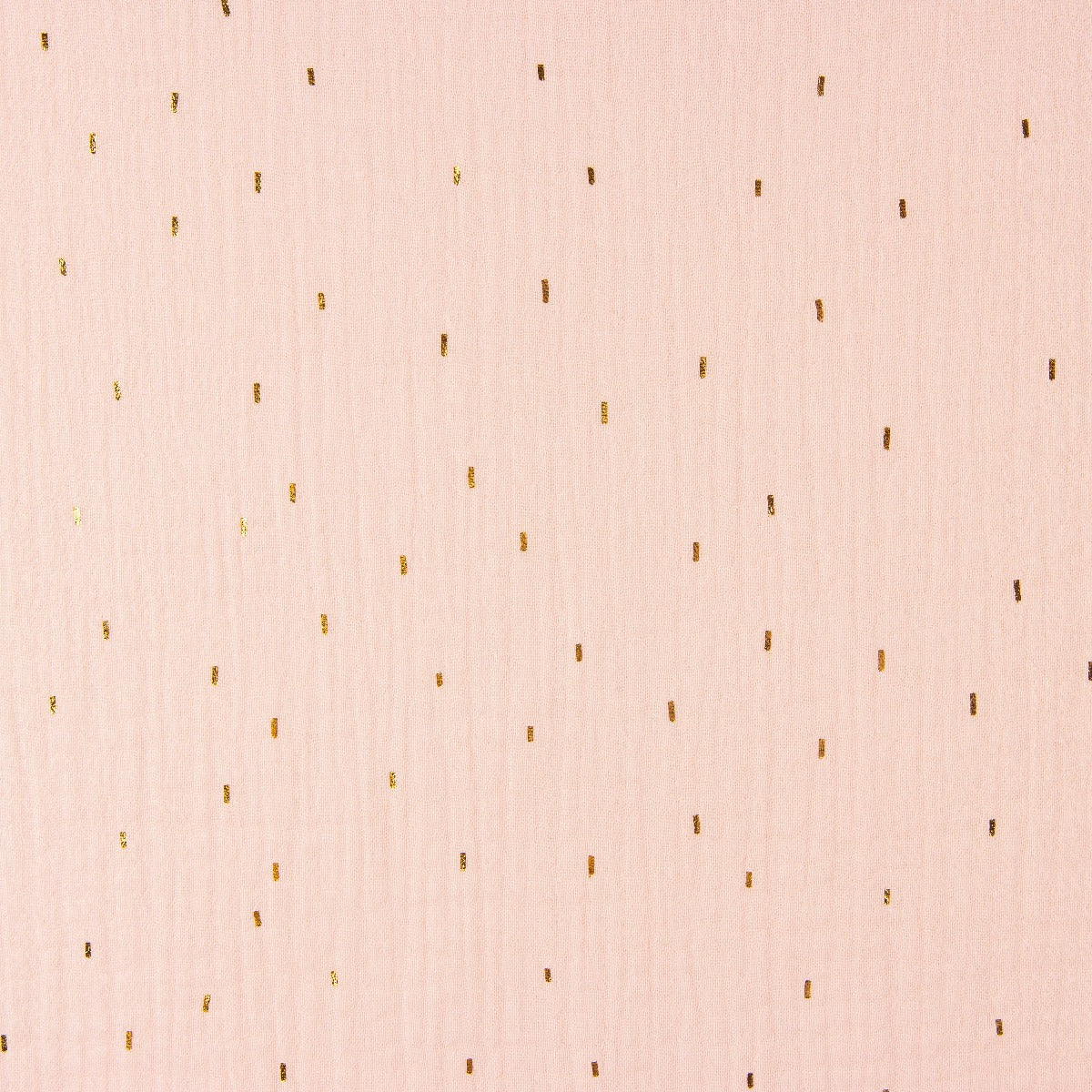 Pink Double Gauze with Gold Lurex - Ribes y Casals