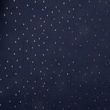 Navy Double Gauze with Gold Lurex - Ribes y Casals