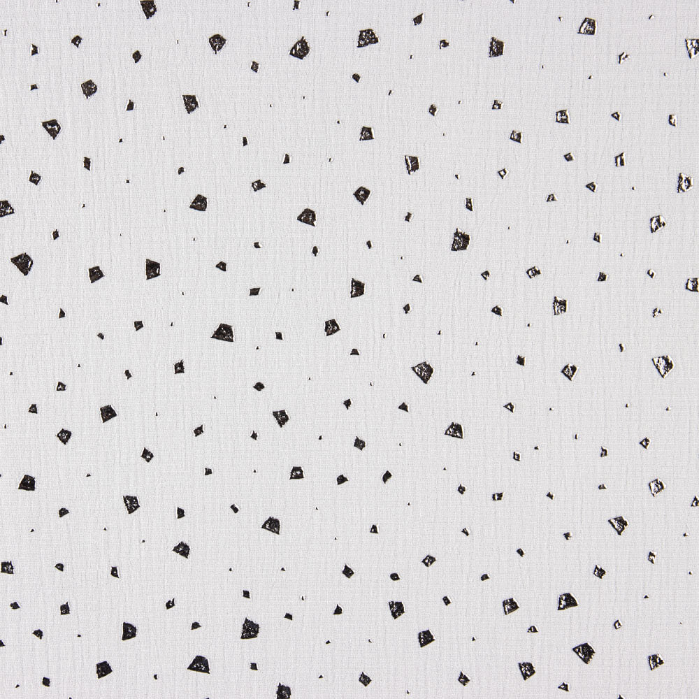 Lurex Mottled Cotton Muslin Light Grey - Ribes y Casals