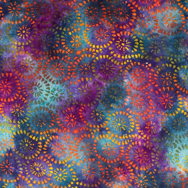 Batik Stars Purple - Ribes y Casals