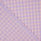 Seersucker Vichy Cotton Blend – Lavender - Ribes y Casals