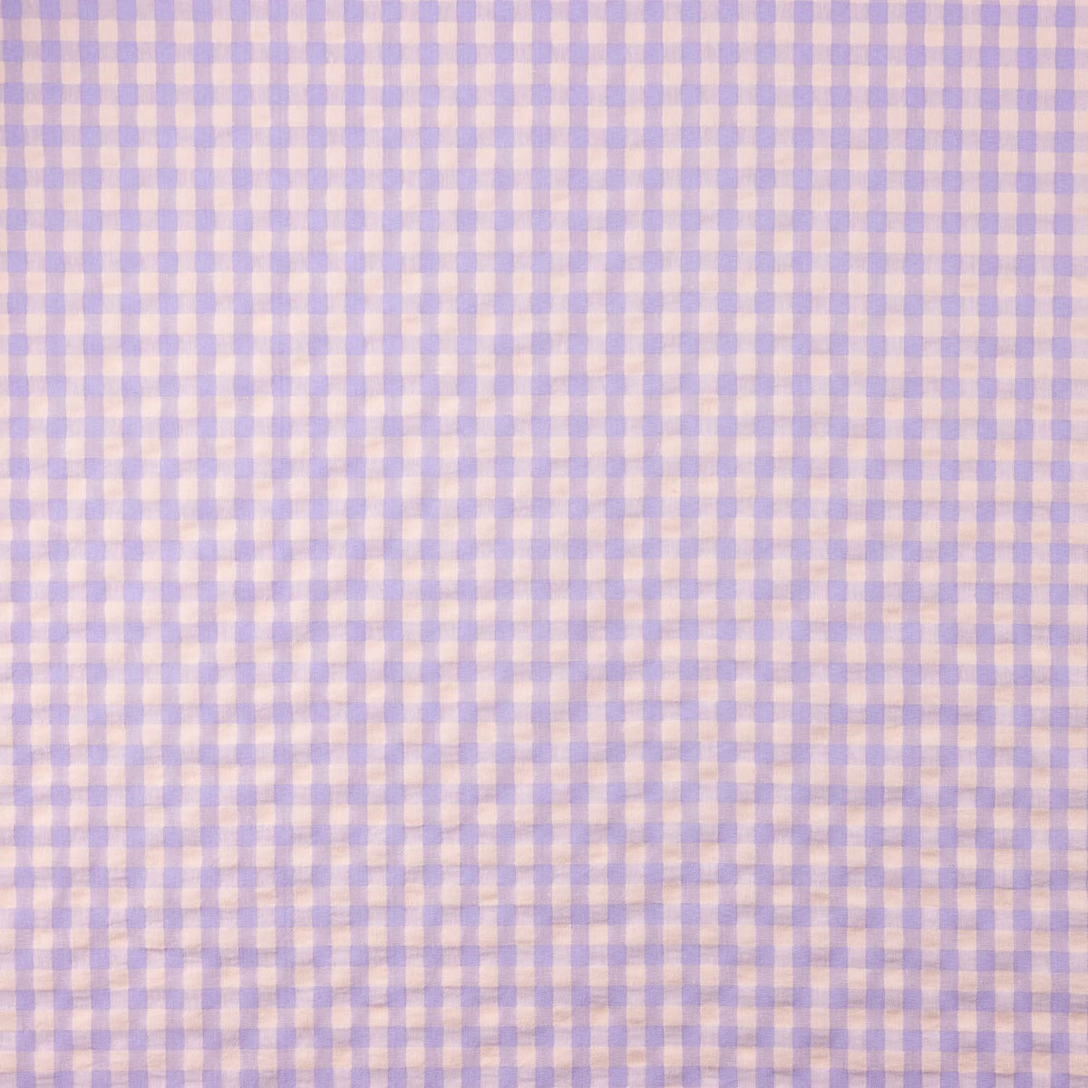 Seersucker Vichy Cotton Blend – Lavender - Ribes y Casals