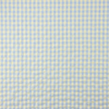 Seersucker Vichy Cotton Blend – Soft Green y Blue - Ribes y Casals