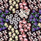 Bistretch Winter Floral Red - Ribes y Casals