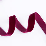 Bordeaux Velvet Ribbon 16mm - Ribes y Casals