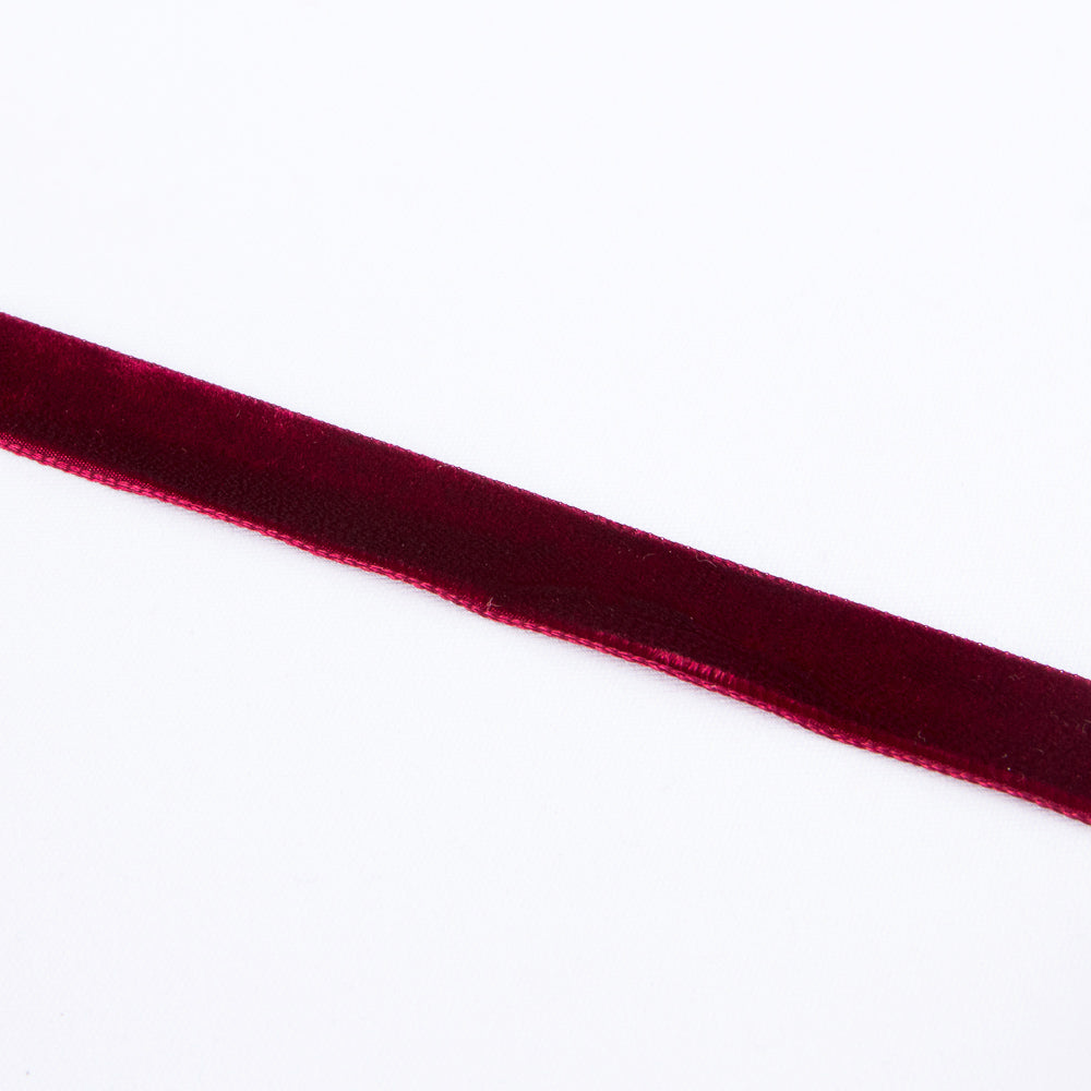 Garnet Velvet Ribbon 16mm - Ribes y Casals