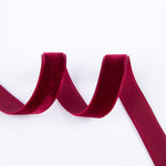 Garnet Velvet Ribbon 16mm - Ribes y Casals