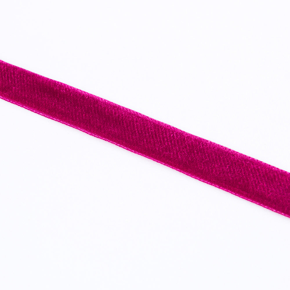 Cinta Terciopelo Fucsia oscuro 16mm - Ribes y Casals