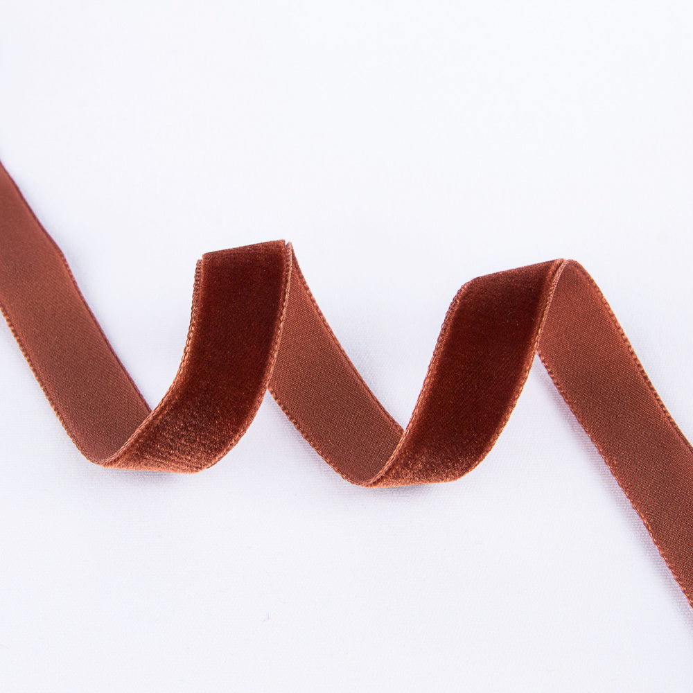 Orange Velvet Ribbon 16mm - Ribes y Casals