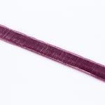 Aubergine Velvet Ribbon 16mm - Ribes y Casals