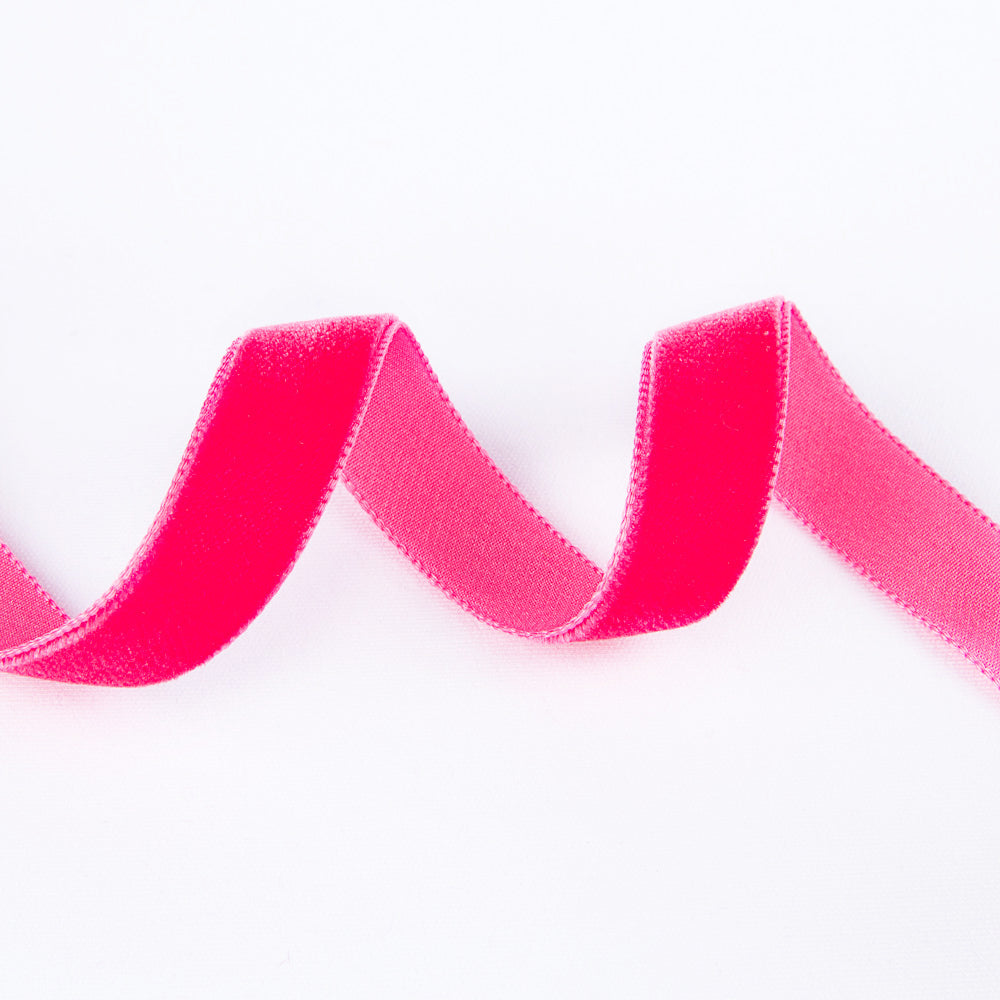 Strawberry Velvet Ribbon 16mm - Ribes y Casals