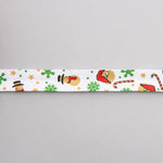 White Christmas Dolls Bias Tape 18mm - Ribes y Casals