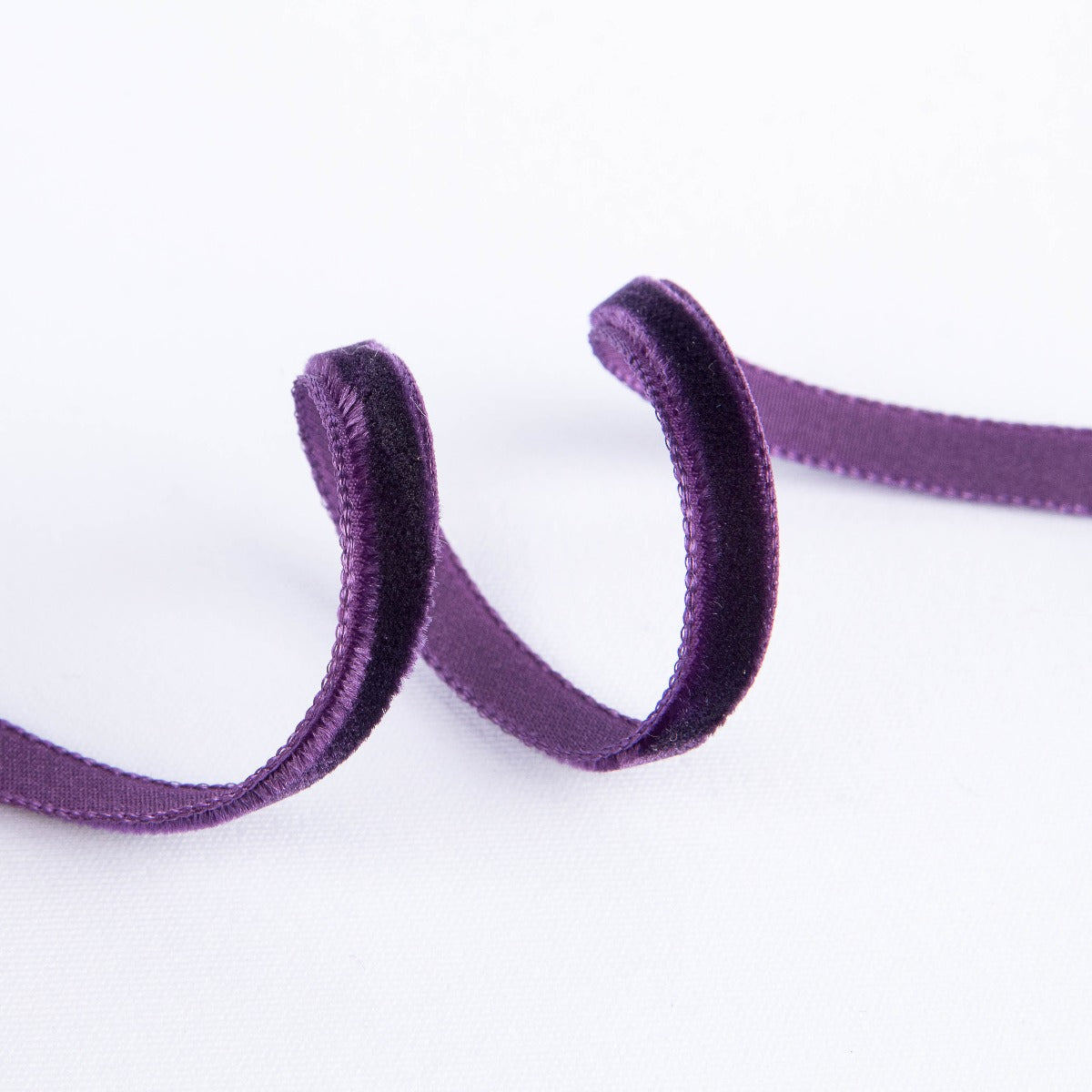 Purple Velvet Ribbon 7mm - Ribes y Casals