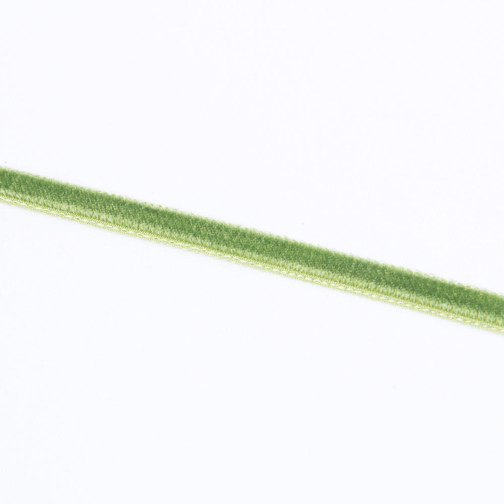Cinta Terciopelo Verde 7mm - Ribes y Casals