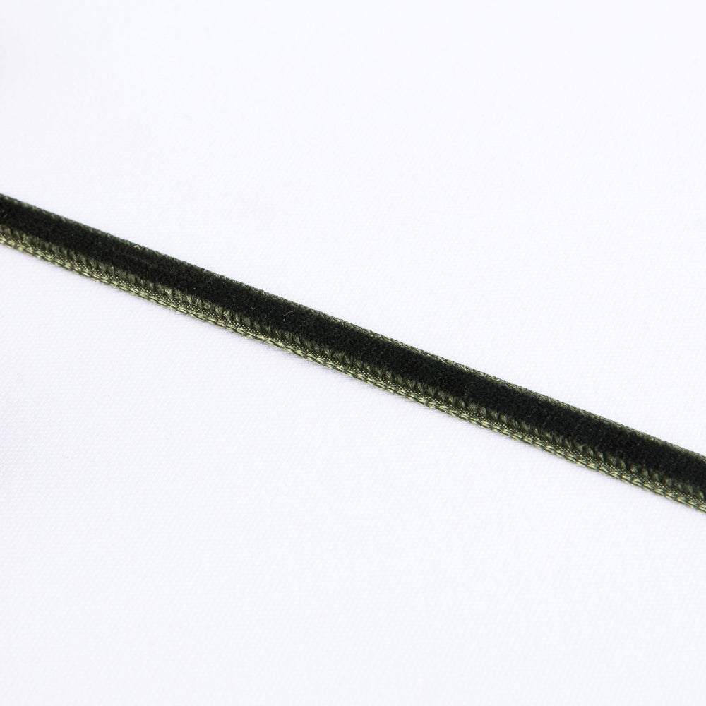 Cinta Terciopelo Verde oscuro 7mm - Ribes y Casals