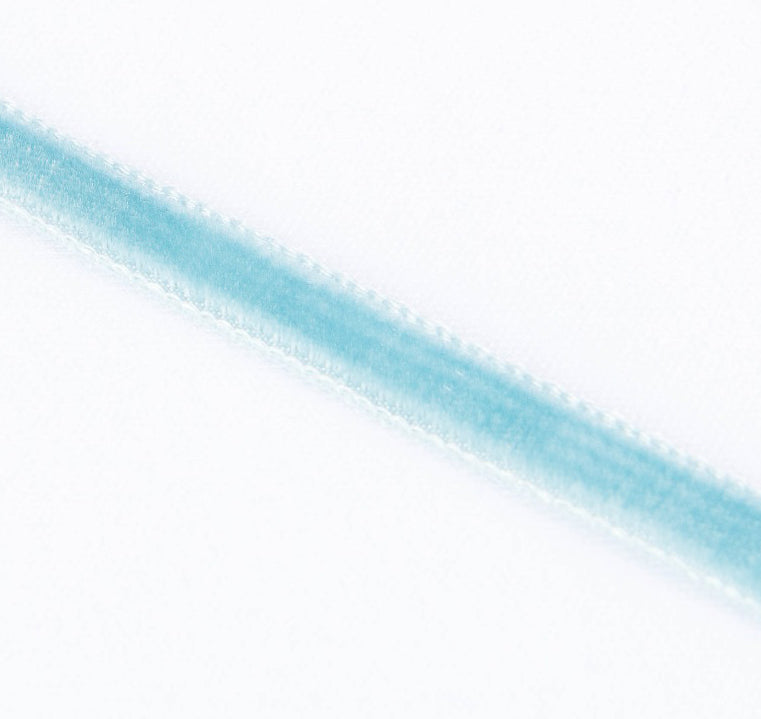 Cinta Terciopelo Azul Hielo 16mm - Ribes y Casals