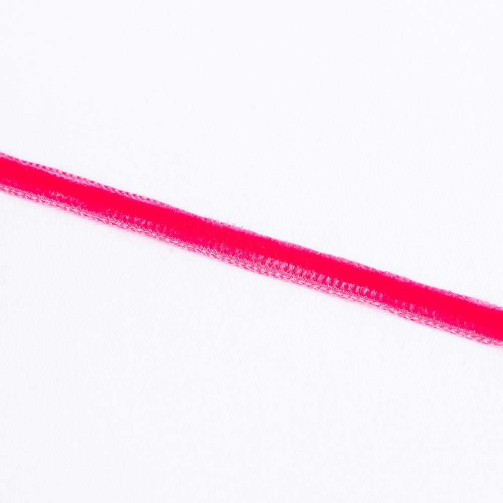 Strawberry Velvet Ribbon 7mm - Ribes y Casals