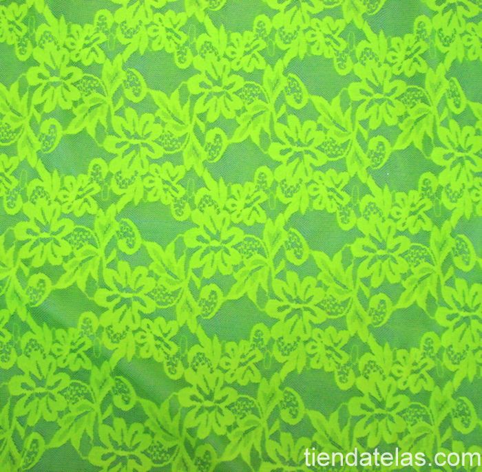 Lace Stretch Yellow Fluor - Ribes y Casals