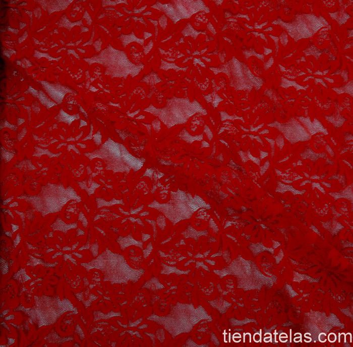 Lace Stretch Red - Ribes y Casals