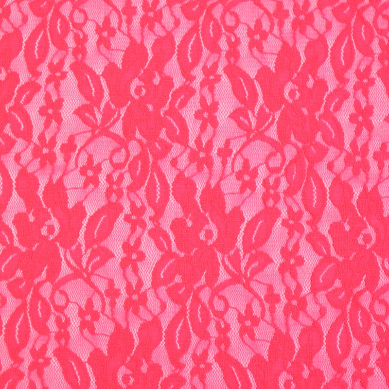 Lace Stretch Pink Fluor - Ribes y Casals