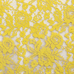Lace Reembroidered Flowers Yellow - Ribes y Casals