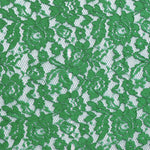 Lace Reembroidered Flowers Green - Ribes y Casals