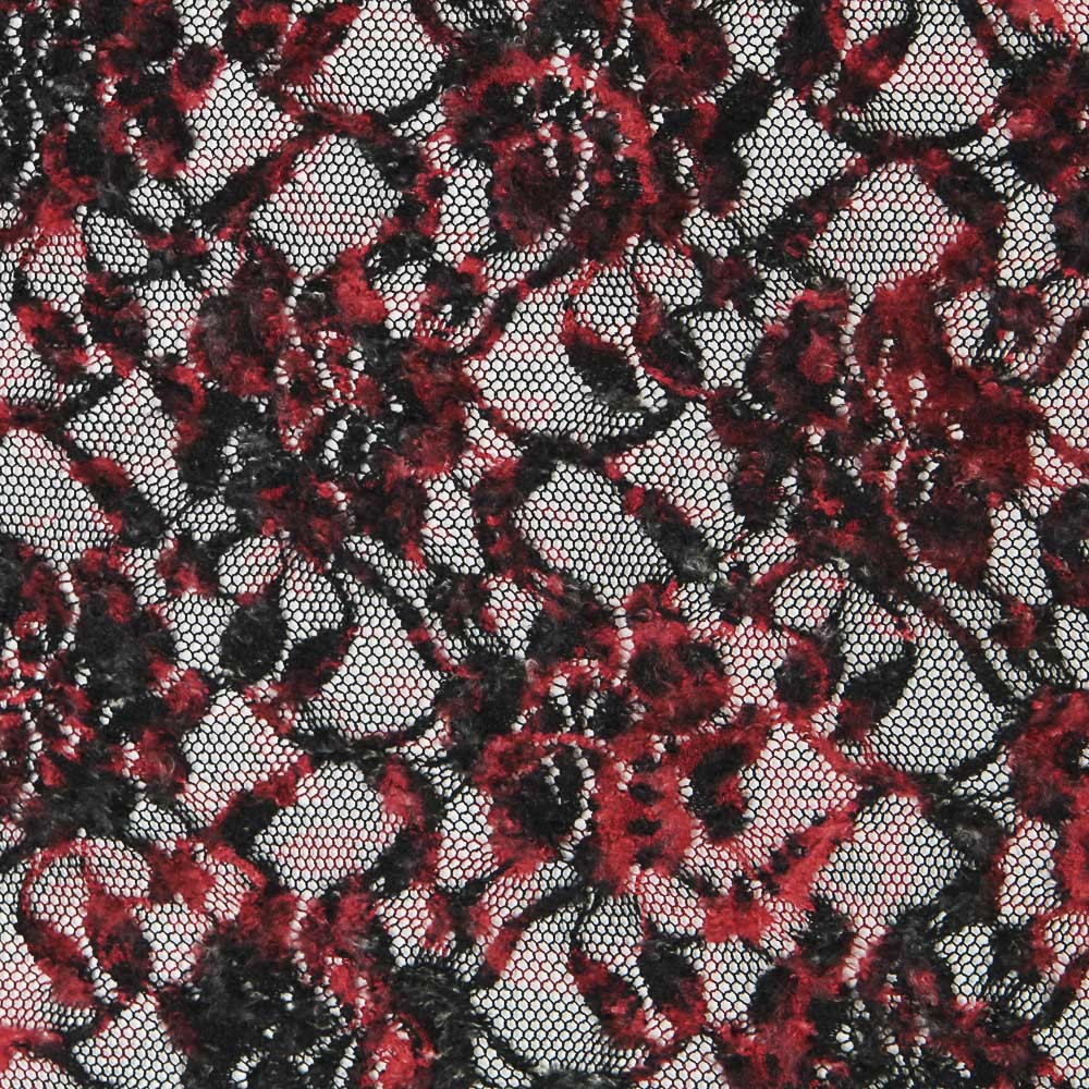 Lace Wool Flowers Red - Ribes y Casals