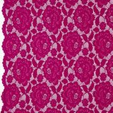 Flowers Cyclamen Spandex Lace - Ribes y Casals