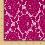 Flowers Cyclamen Spandex Lace - Ribes y Casals