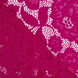 Flowers Cyclamen Spandex Lace - Ribes y Casals