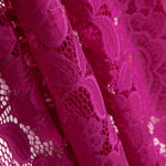 Flowers Cyclamen Spandex Lace - Ribes y Casals