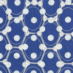 Embroidery Dots Ground Blue - Ribes y Casals