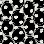 Embroidery Dots Ground Black - Ribes y Casals