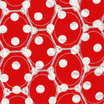 Embroidery Dots Ground Red - Ribes y Casals