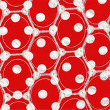 Embroidery Dots Ground Red - Ribes y Casals