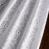 Swiss Embroidery Daisy White Fabric - 140 cm wide - Ribes y Casals
