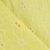 Swiss Embroidery Daisy Yellow - Ribes y Casals