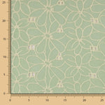 Swiss Embroidery Daisy Green - Ribes y Casals