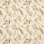 Brown Botanical-Print Viscose-Linen - Ribes y Casals