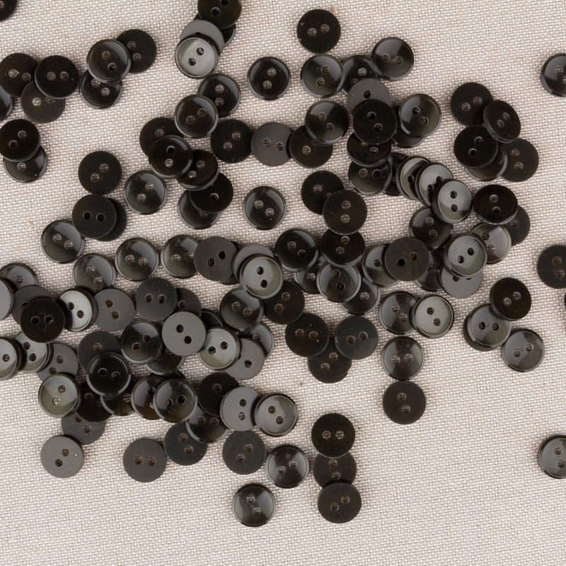 Couture Button Black 12mm - Ribes y Casals