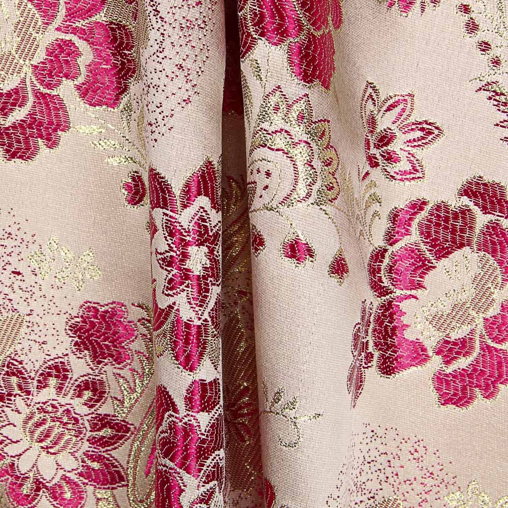 Fuchsia Floral Lurex Brocade - Ribes y Casals