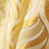 Lurex Brocade Yellow Waves - Ribes y Casals