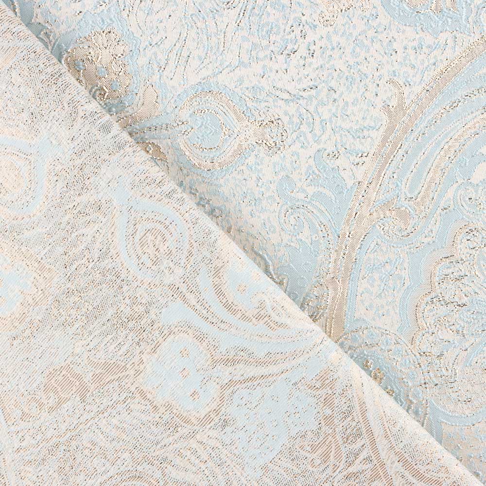 Light Blue Paisley Brocade - Ribes y Casals