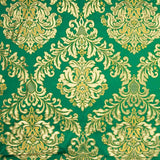 Jacquard Brocado Florencia Verde y Dorado - Ribes y Casals