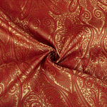 Red Paisley Jacquard Fabric - Ribes y Casals