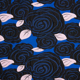 Brocade Black Roses Teal - Ribes y Casals